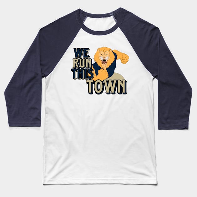 We Run This Town Baseball T-Shirt by Baja